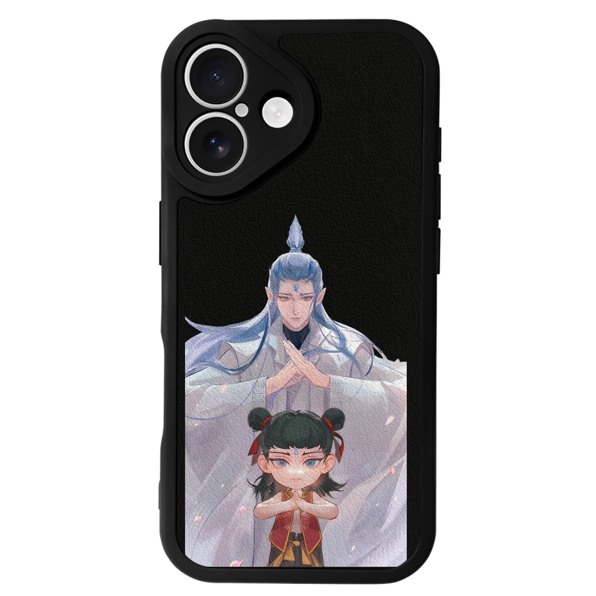 （画像用） Ne Zha 2 ナタ 魔童の大暴れ 【iPhone 16シリーズ対応】シリコンスマホケース（レザー調） 材質：シリコン